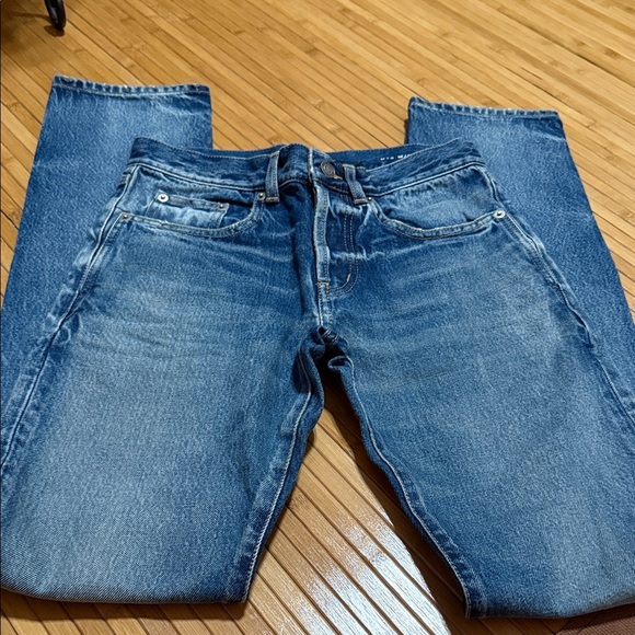 NWT Saint Laurent Women’s Straight Blue Jeans - Picture 1 of 7